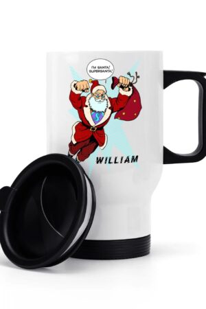 Stainless Steel Travel Coffee Mug (14 oz)