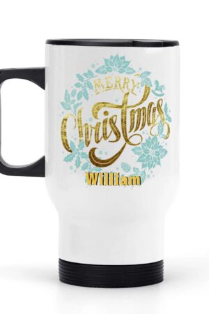 Stainless Steel Travel Coffee Mug (14 oz)