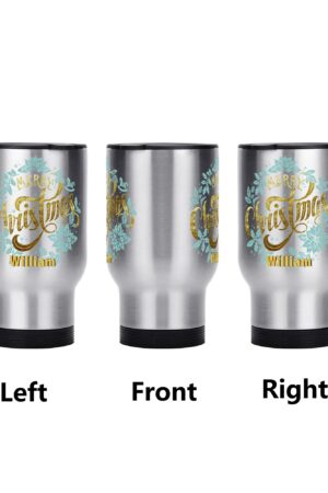 Stainless Steel Travel Coffee Mug (14 oz)