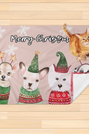 Pets Packable Flannel Blankets