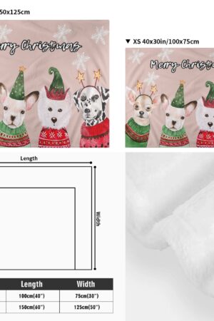 Pets Packable Flannel Blankets