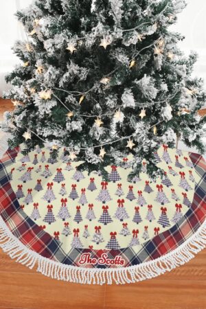 Merry Christmas Fringed Christmas Tree Skirts Decor Home 3 Sizes