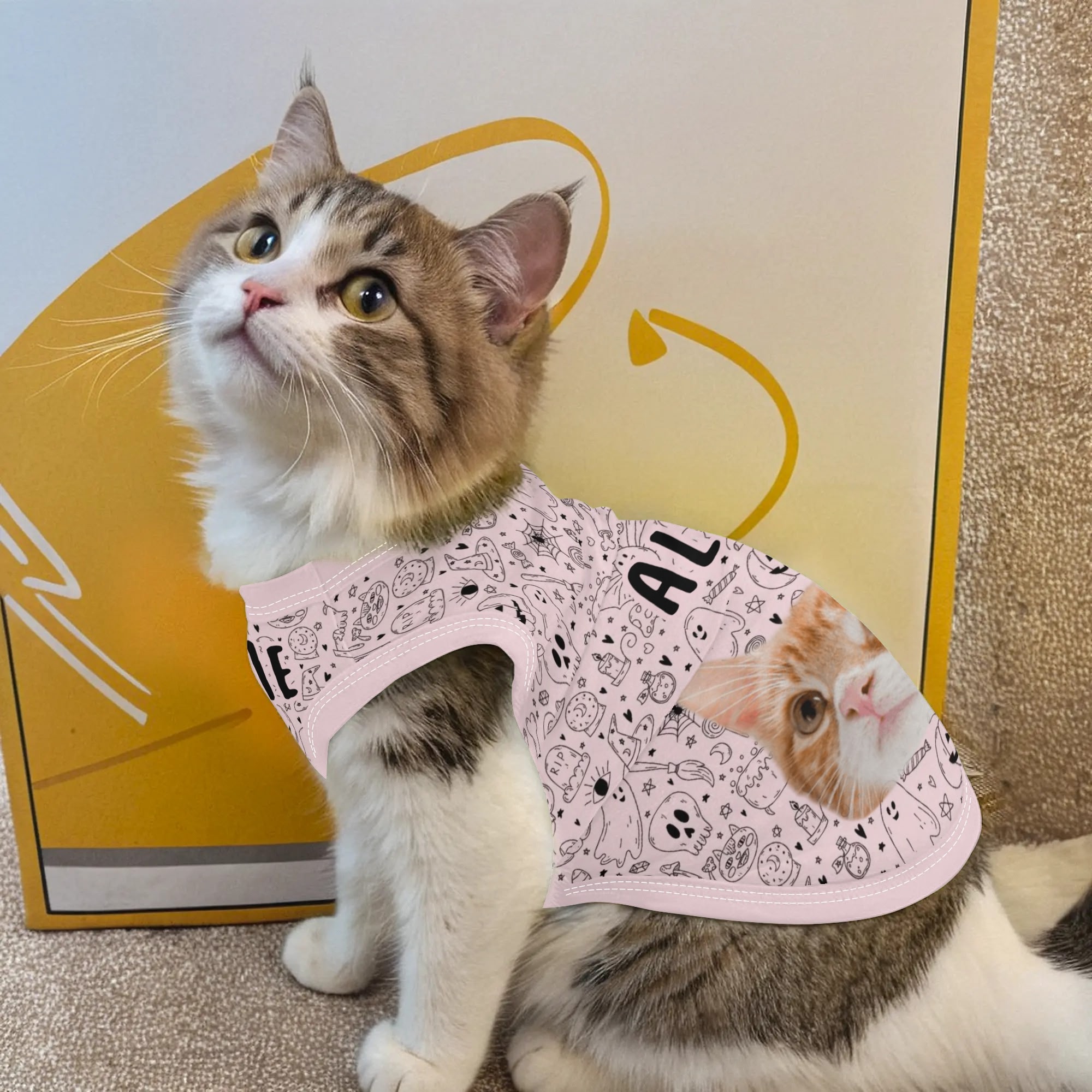 Animal Print Pet Shirt Clothing for Small Medium Dogs Cats - Image 3