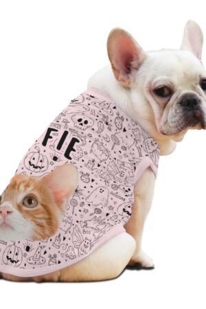 Animal Print Pet Shirt Clothing for Small Medium Dogs Cats
