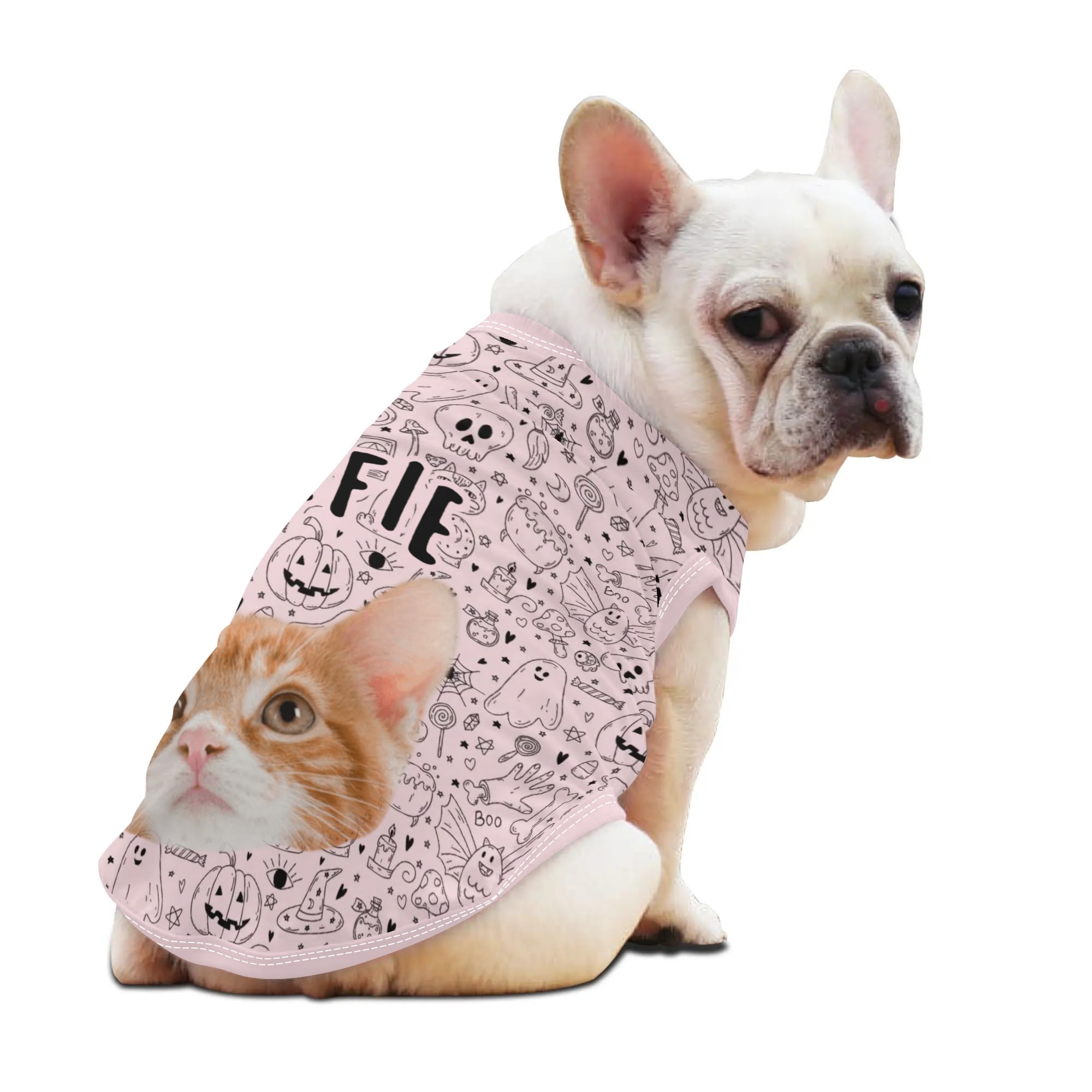 Animal Print Pet Shirt Clothing for Small Medium Dogs Cats - Image 5