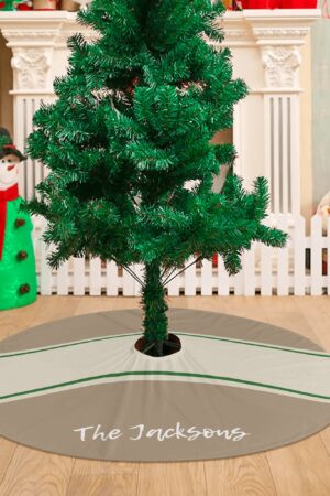 Merry Christmas Snowflake Tree Skirt for Xmas Decor Home 3 Sizes