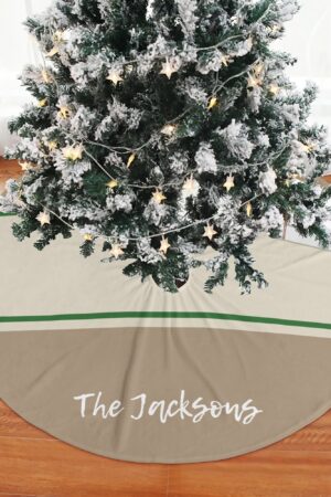 Merry Christmas Snowflake Tree Skirt for Xmas Decor Home 3 Sizes