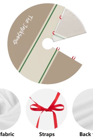 Merry Christmas Snowflake Tree Skirt for Xmas Decor Home 3 Sizes