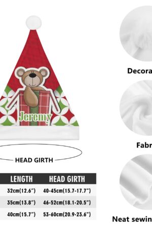 All Over Print Unisex Christmas Santa Hats