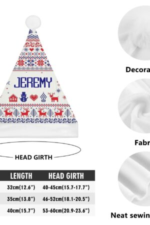 All Over Print Unisex Christmas Santa Hats