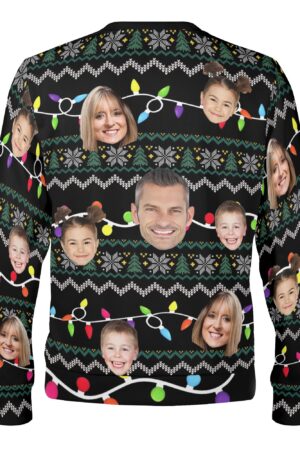 Unisex Custom Winter Christmas Pullover Sweatshirt