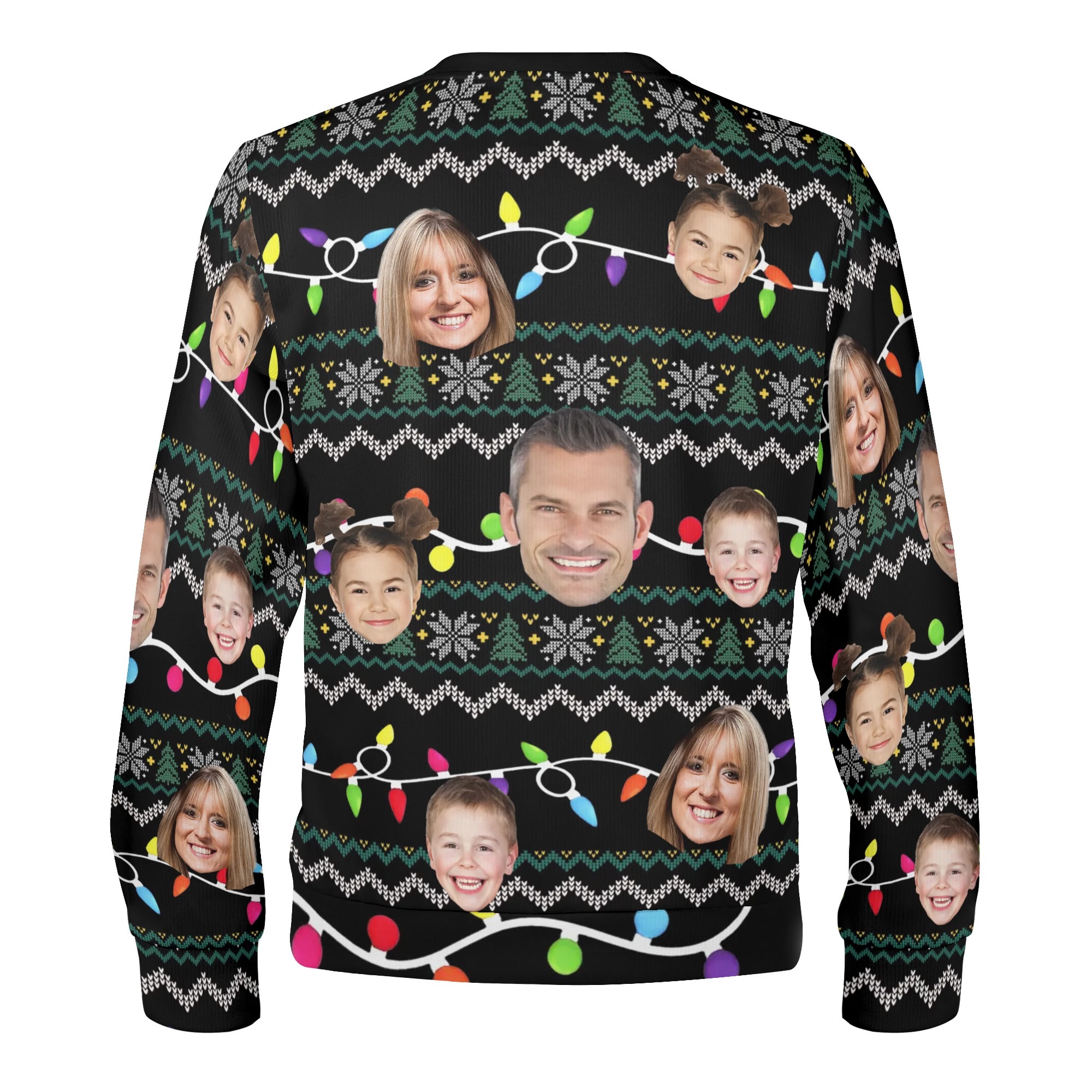 Unisex Custom Winter Christmas Pullover Sweatshirt - Image 3