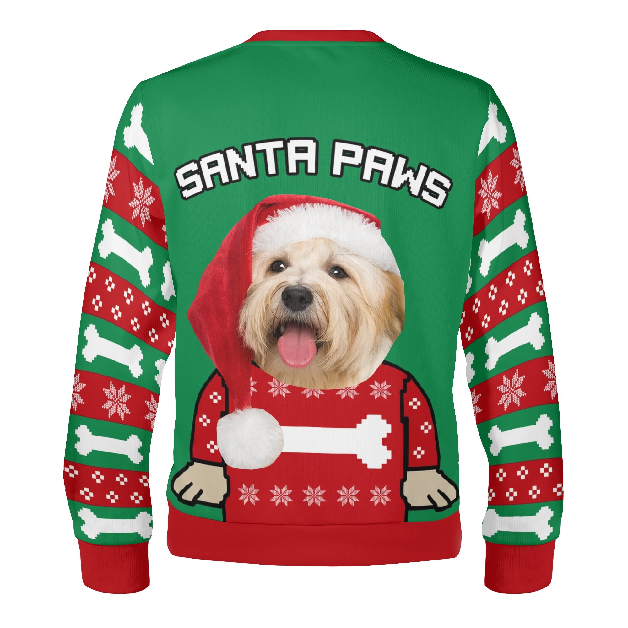 Unisex Custom Winter Christmas Pullover Sweatshirt - Image 3