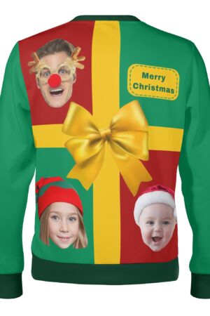 Unisex Custom Winter Christmas Pullover Sweatshirt