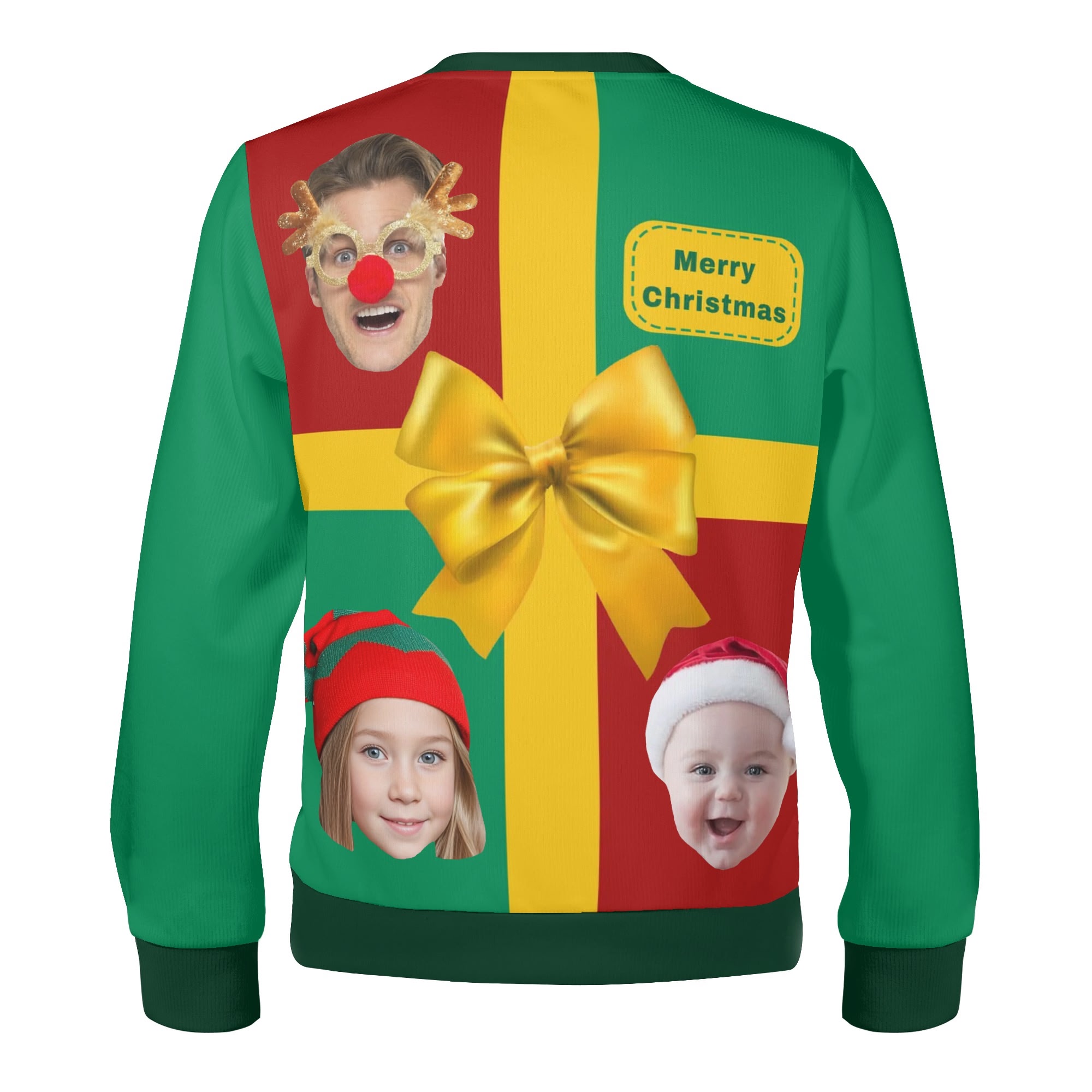 Unisex Custom Winter Christmas Pullover Sweatshirt - Image 3