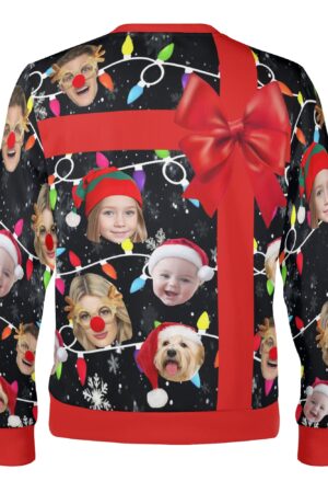 Unisex Custom Winter Christmas Pullover Sweatshirt