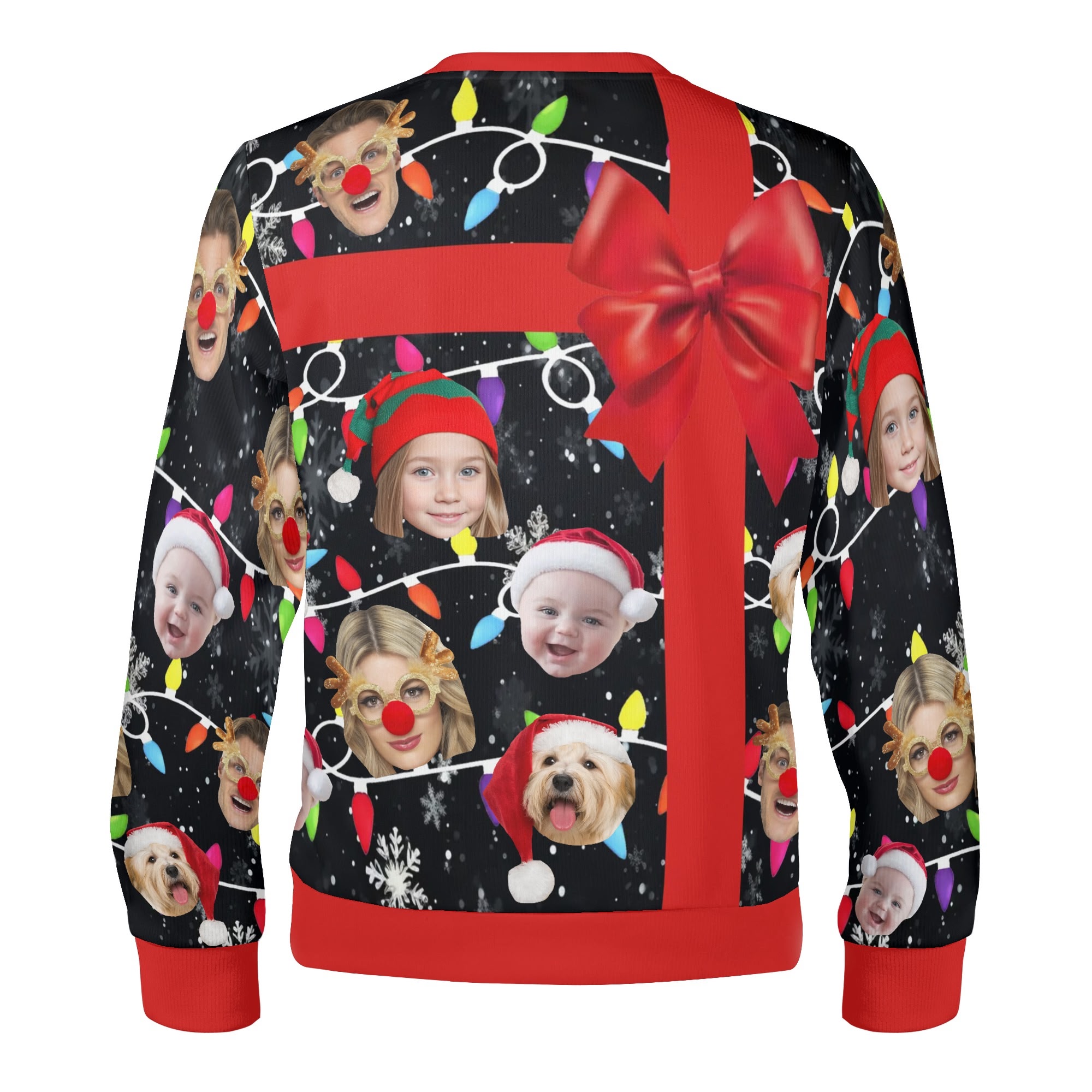 Unisex Custom Winter Christmas Pullover Sweatshirt - Image 3