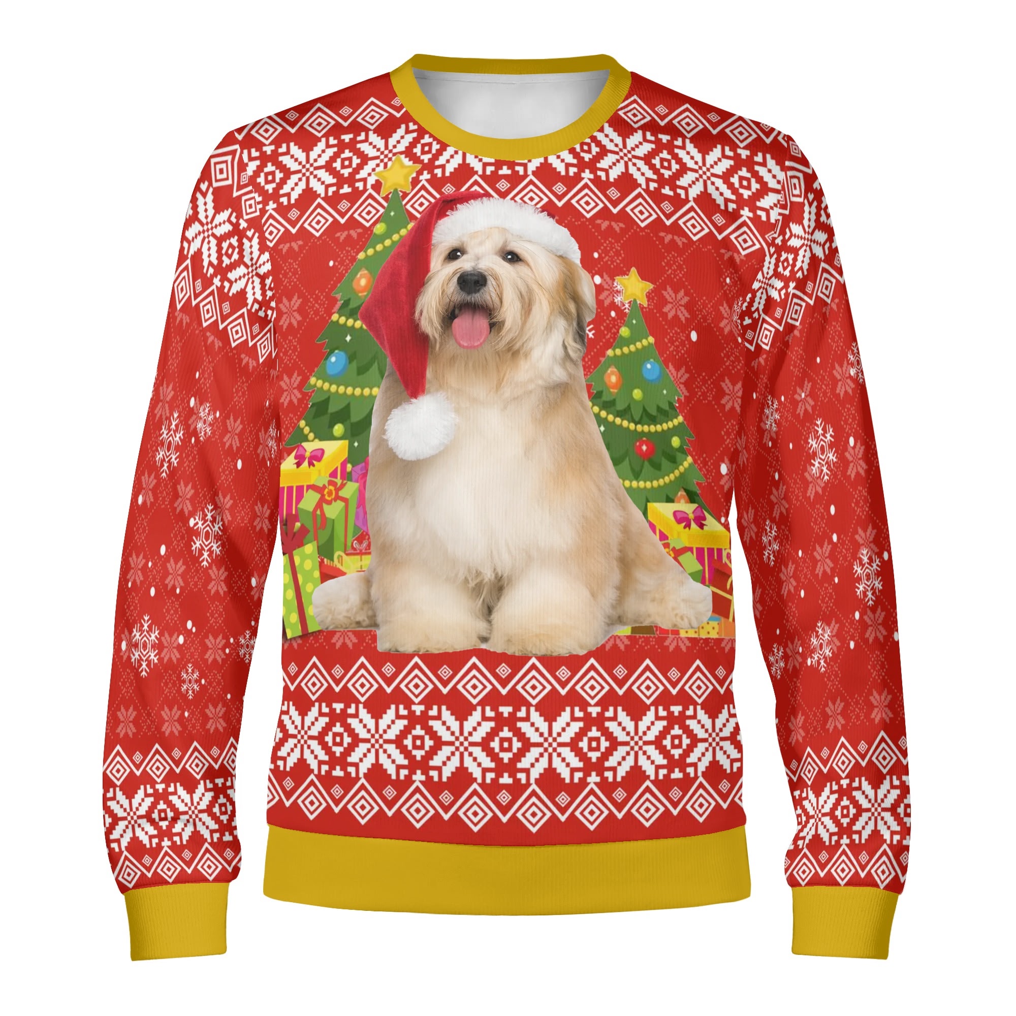 Unisex Custom Winter Christmas Pullover Sweatshirt - Image 2