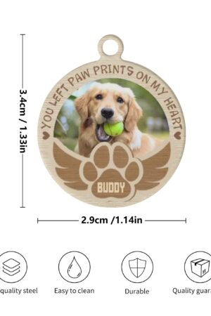 Personalized  Laser Metal Alloy Dog ID Tag