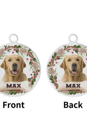 Personalized  Laser Metal Alloy Dog ID Tag