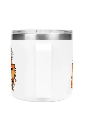 Personalized 14oz Stainless Steel Coffee Mug Coffee Cup with Lid and Handle