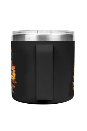 Personalized 14oz Stainless Steel Coffee Mug Coffee Cup with Lid and Handle