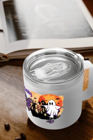 Personalized 14oz Stainless Steel Coffee Mug Coffee Cup with Lid and Handle