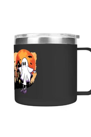 Personalized 14oz Stainless Steel Coffee Mug Coffee Cup with Lid and Handle