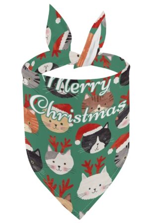 Animal Scarf Pet Adjustable Bandanas for Dogs Cats