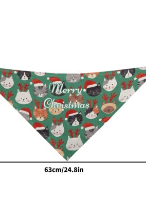 Animal Scarf Pet Adjustable Bandanas for Dogs Cats