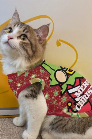 Animal Print Pet Shirt Clothing for Small Medium Dogs Cats