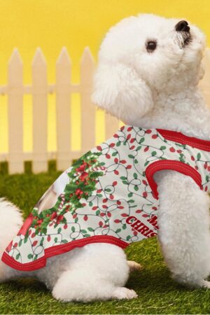 Animal Print Pet Shirt Clothing for Small Medium Dogs Cats