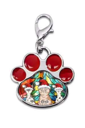 Decor Cat Dog Paw Jewelry Pet Collar Pendants