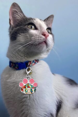 Decor Cat Dog Paw Jewelry Pet Collar Pendants