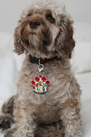 Decor Cat Dog Paw Jewelry Pet Collar Pendants