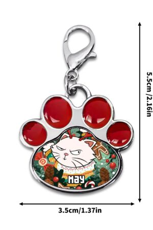Decor Cat Dog Paw Jewelry Pet Collar Pendants