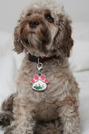 Decor Cat Dog Paw Jewelry Pet Collar Pendants