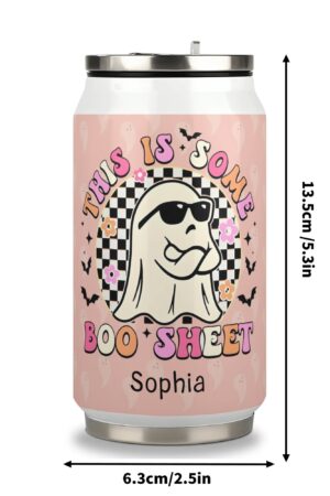 300ml Stainless Steel Cola Can Shaped Coke Cups Travel Tumbler