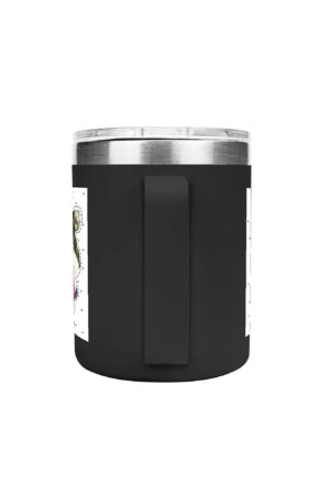 Custom 12oz Stainless Steel Coffee Mug Coffee Cup with Lid and Handle
