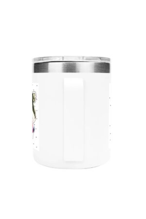 Custom 12oz Stainless Steel Coffee Mug Coffee Cup with Lid and Handle