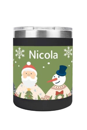 Custom 12oz Stainless Steel Coffee Mug Coffee Cup with Lid and Handle