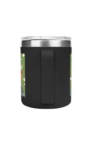 Custom 12oz Stainless Steel Coffee Mug Coffee Cup with Lid and Handle