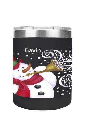 Custom 12oz Stainless Steel Coffee Mug Coffee Cup with Lid and Handle