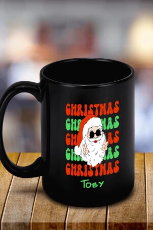 Black Ceramic Mug (15 oz)