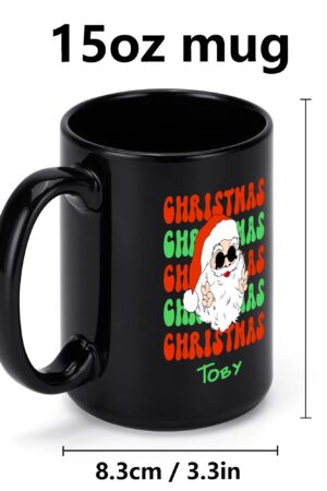 Black Ceramic Mug (15 oz)