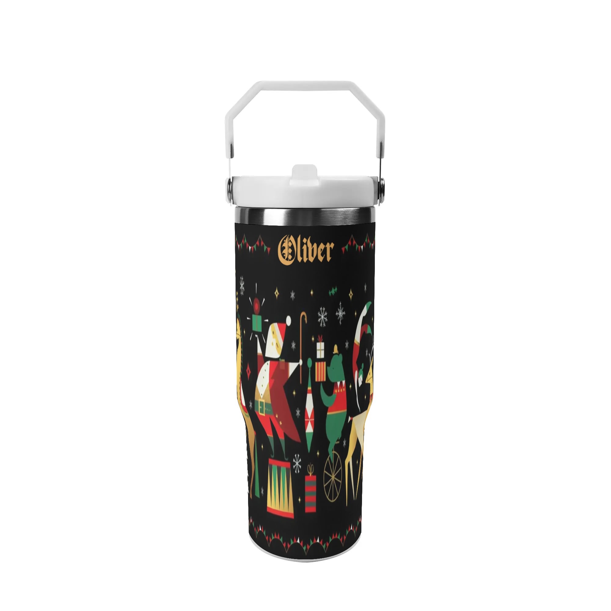 30oz Stainless Steel Tumblers Coffe Cup Suitable for Vehicle Cup Holders - Image 2