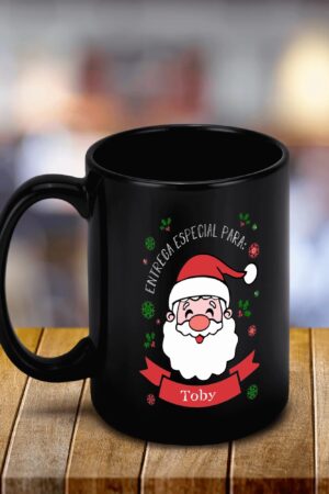 Black Ceramic Mug (15 oz)