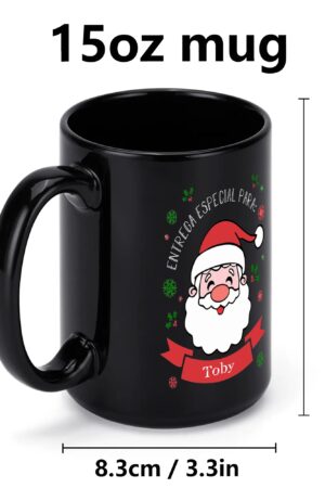 Black Ceramic Mug (15 oz)