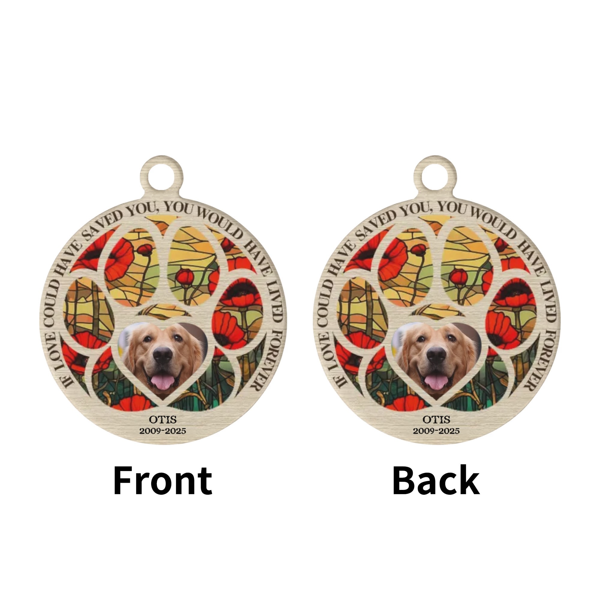 Personalized Laser Metal Alloy Dog ID Tag - Image 6