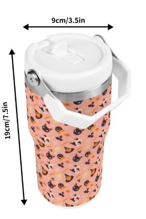 20oz Stainless Steel Water Bottle Coffee Mug Tumblers for Vehicle Cup Holders